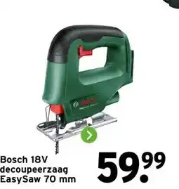 GAMMA Bosch 18V decoupeerzaag aanbieding