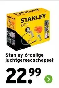 GAMMA Stanley 6-delige luchtgereedschapset aanbieding