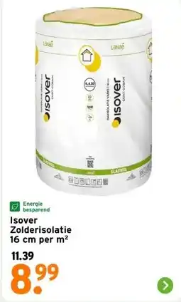 GAMMA Isover Zolderisolatie 16 cm aanbieding