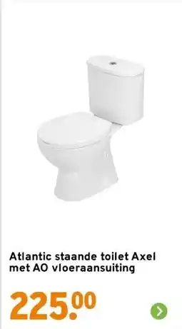 GAMMA Atlantic staande toilet Axel met AO vloeraansuiting aanbieding