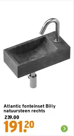 GAMMA Atlantic fonteinset Billy natuursteen rechts aanbieding