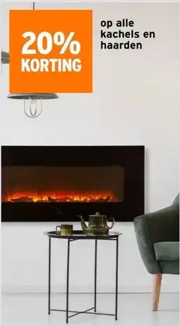 GAMMA op alle kachels en haarden aanbieding
