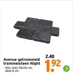 GAMMA Avenue getrommeld trommelsteen Night aanbieding