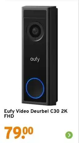 GAMMA Eufy Video Deurbel C30 2K FHD aanbieding