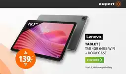 Expert Lenovo Tab 4GB 64GB Wifi + Book Case Grijs aanbieding