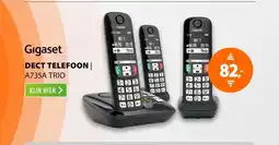 Expert Gigaset A735A Trio Zwart aanbieding