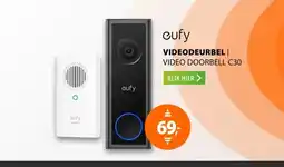 Expert Eufy Video Doorbell C30 with SD Card+Chime aanbieding