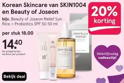Etos Korean Skincare van SKIN1004 en Beauty of Joseon aanbieding