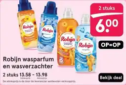 Etos Robijn wasparfum en wasverzachter aanbieding