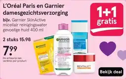Etos L'Oréal Paris en Garnier damesgezichtsverzorging aanbieding