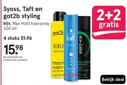 Etos Syoss, Taft en got2b styling aanbieding