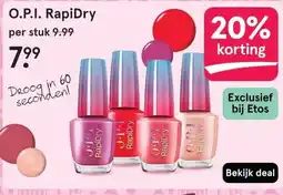 Etos O.P.I. RapiDry aanbieding