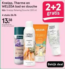 Etos Kneipp, Therme en WELEDA bad en douche aanbieding