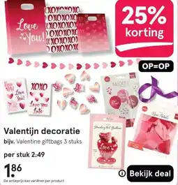 Etos Valentijn decoratie aanbieding