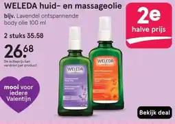 Etos WELEDA huid- en massageolie aanbieding