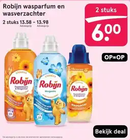 Etos Robijn wasparfum en wasverzachter aanbieding