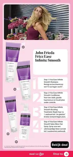 Etos John Frieda Frizz Ease Infinite Smooth aanbieding