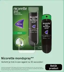 Etos Nicorette mondspray aanbieding