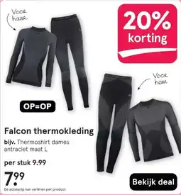 Etos Falcon thermokleding aanbieding