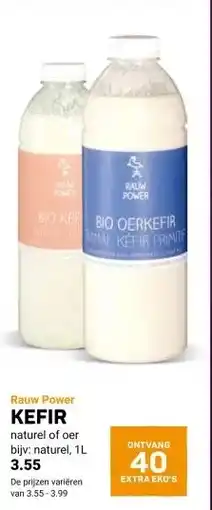 Ekoplaza Rauw Power KEFIR aanbieding