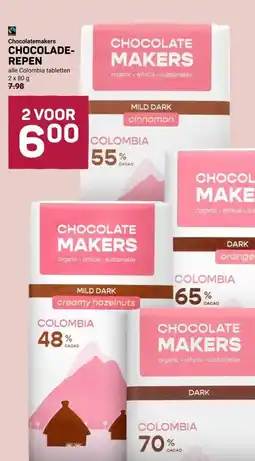 Ekoplaza Chocolatemakers CHOCOLADE- REPEN aanbieding