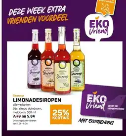 Ekoplaza Searoop LIMONADESIROPEN aanbieding
