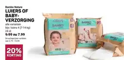 Ekoplaza Bambo Nature LUIERS OF BABY-VERZORGING aanbieding