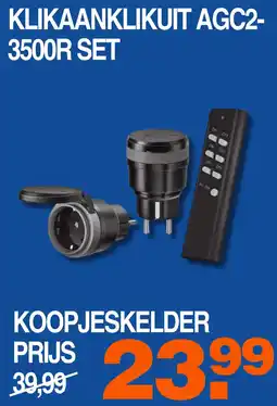 Correct KLIKAANKLIKUIT AGC2 3500R SET aanbieding