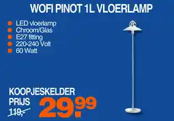 Correct WOFI PINOT 1L VLOERLAMP aanbieding