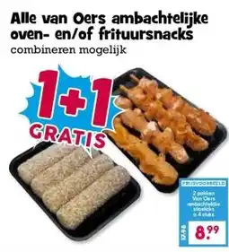 Boon`s Markt Alle van Oers ambachtelijke oven- en/of frituursnacks aanbieding