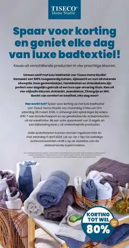 Boon`s Markt Spaar voor korting en geniet elke dag van luxe badtextiel! aanbieding