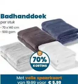 Boon`s Markt Badhanddoek aanbieding