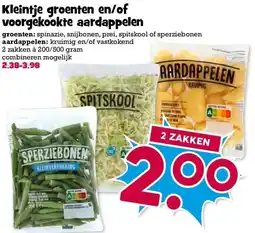 Boon`s Markt Kleintje groenten en/of voorgekookte aardappelen aanbieding