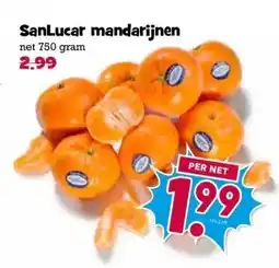 Boon`s Markt SanLucar mandarijnen aanbieding