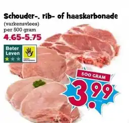 Boon`s Markt Schouder-, rib- of haaskarbonade aanbieding