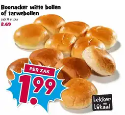 Boon`s Markt Boonacker witte bollen of tarwebollen aanbieding