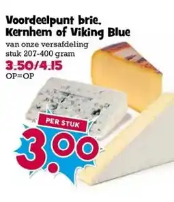 Boon`s Markt Voordeelpunt brie, Kernhem of Viking Blue aanbieding