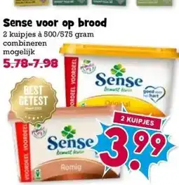 Boon`s Markt Sense voor op brood aanbieding
