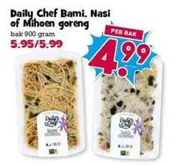 Boon`s Markt Daily Chef Bami. Nasi of Mihoen goreng aanbieding