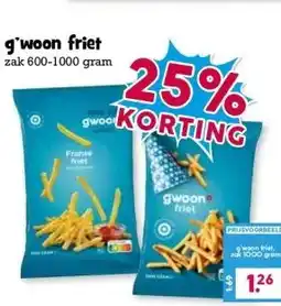Boon`s Markt g'woon friet aanbieding
