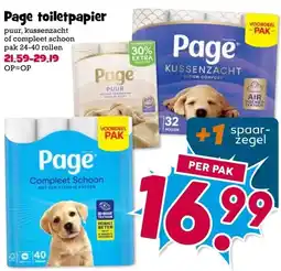 Boon`s Markt Page toiletpapier aanbieding