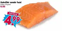 Boon`s Markt Zalmfilet zonder huid aanbieding