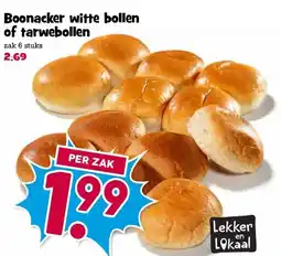 Boon`s Markt Boonacker witte bollen of tarwebollen aanbieding