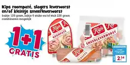 Boon`s Markt Kips roompaté, slagers leverworst en/of kleintje smeerleverworst aanbieding