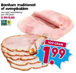 Boon`s Markt Beenham traditioneel of ovengebakken aanbieding