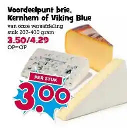 Boon`s Markt Voordeelpunt brie, Kernhem of Viking Blue aanbieding