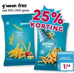 Boon`s Markt g'woon friet aanbieding