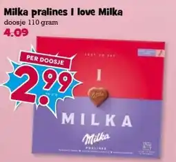 Boon`s Markt Milka pralines I love Milka aanbieding