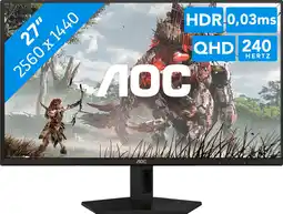 Coolblue AOC OLED Q27G41ZDF aanbieding