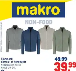 Makro Finnmark dames- of herenvest aanbieding